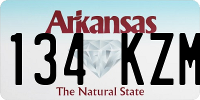 AR license plate 134KZM