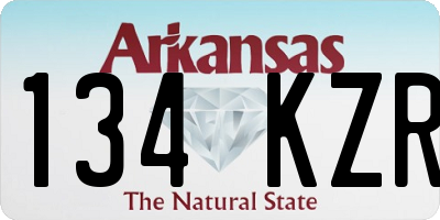 AR license plate 134KZR