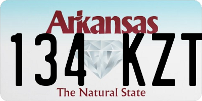 AR license plate 134KZT