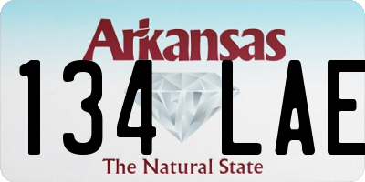 AR license plate 134LAE