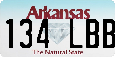 AR license plate 134LBB