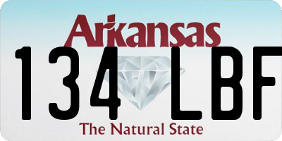 AR license plate 134LBF