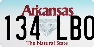 AR license plate 134LBO