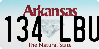 AR license plate 134LBU