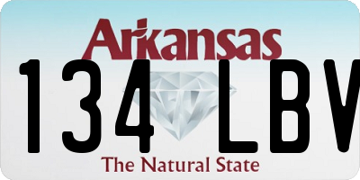 AR license plate 134LBV