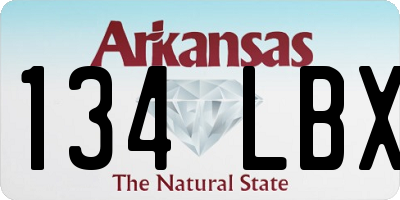 AR license plate 134LBX