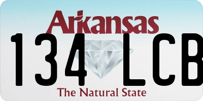 AR license plate 134LCB