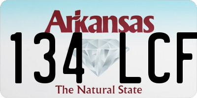 AR license plate 134LCF