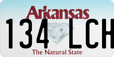 AR license plate 134LCH