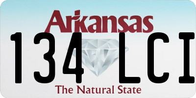 AR license plate 134LCI