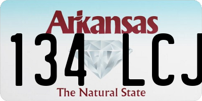 AR license plate 134LCJ