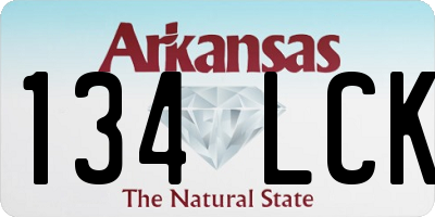 AR license plate 134LCK