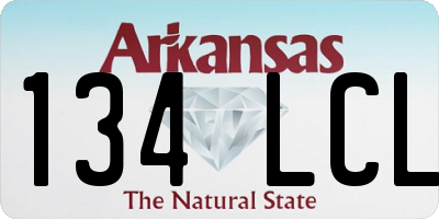 AR license plate 134LCL