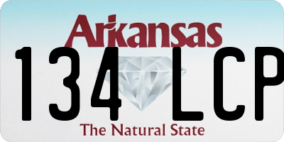 AR license plate 134LCP