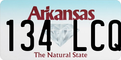 AR license plate 134LCQ