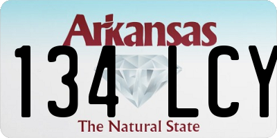 AR license plate 134LCY