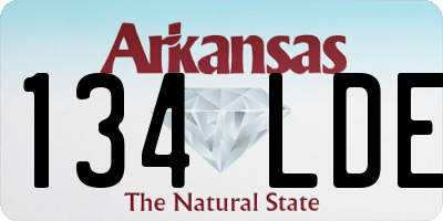 AR license plate 134LDE