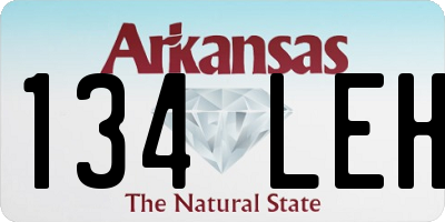 AR license plate 134LEH