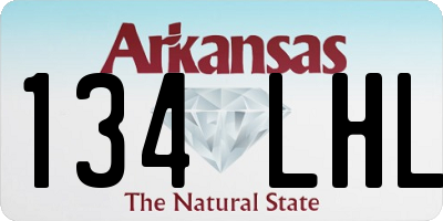 AR license plate 134LHL