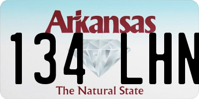 AR license plate 134LHN