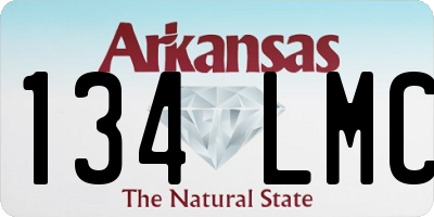 AR license plate 134LMC