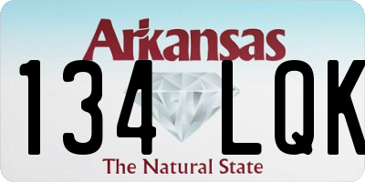 AR license plate 134LQK