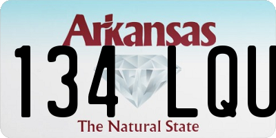 AR license plate 134LQU