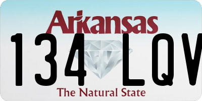AR license plate 134LQV