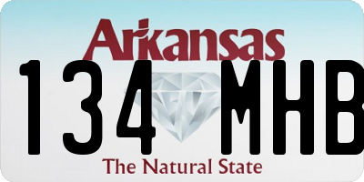 AR license plate 134MHB
