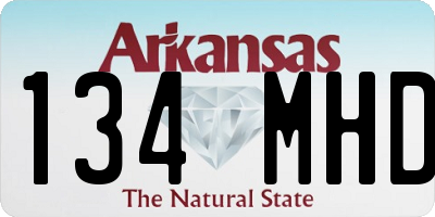 AR license plate 134MHD