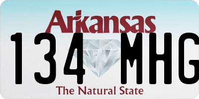 AR license plate 134MHG