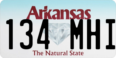 AR license plate 134MHI