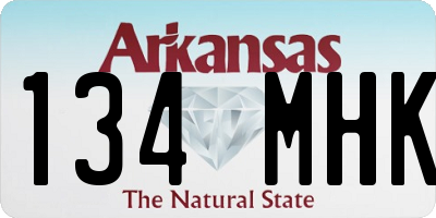 AR license plate 134MHK