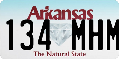 AR license plate 134MHM