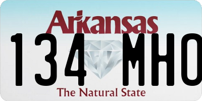 AR license plate 134MHO