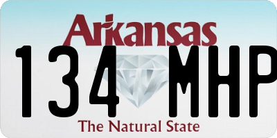 AR license plate 134MHP