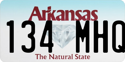 AR license plate 134MHQ
