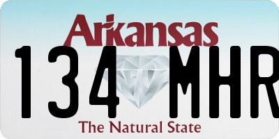 AR license plate 134MHR