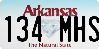 AR license plate 134MHS