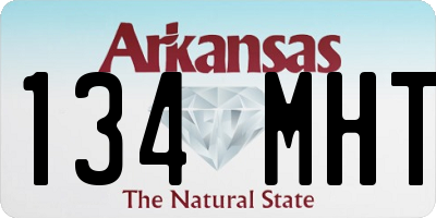 AR license plate 134MHT