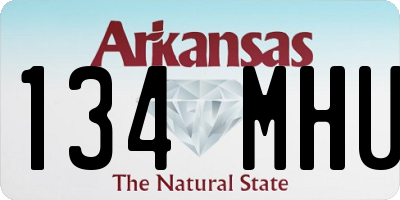 AR license plate 134MHU