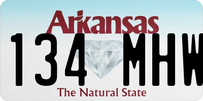 AR license plate 134MHW