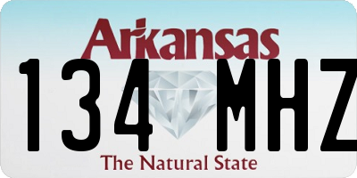 AR license plate 134MHZ