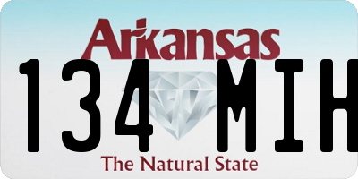 AR license plate 134MIH