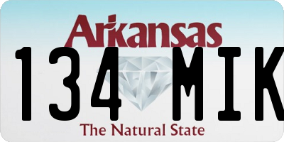 AR license plate 134MIK
