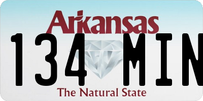 AR license plate 134MIN