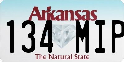 AR license plate 134MIP