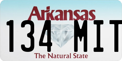 AR license plate 134MIT