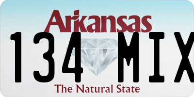 AR license plate 134MIX