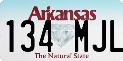 AR license plate 134MJL